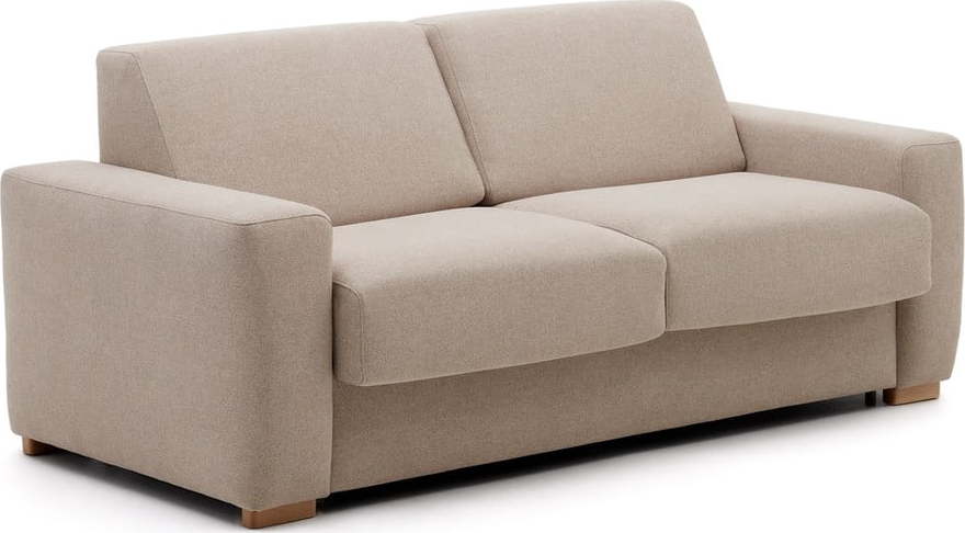 Béžová rozkládací pohovka 204 cm Anley – Kave Home