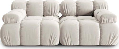 Béžová sametová pohovka 188 cm Bellis – Micadoni Home