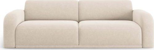 Béžová sametová pohovka 242 cm Erin – Micadoni Home