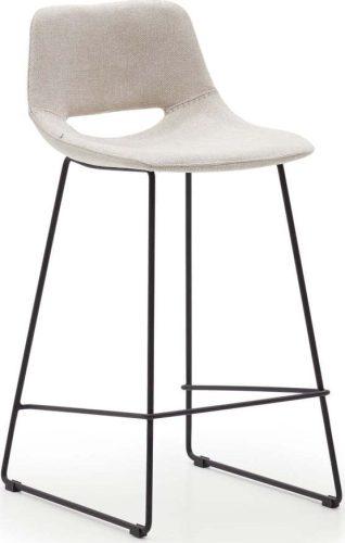 Béžové barové židle v sadě 2 ks (výška sedáku 65 cm) Zahara – Kave Home