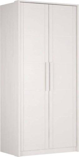 Bílá šatní skříň z bukového dřeva 105x220 cm Timo – Olivia Living