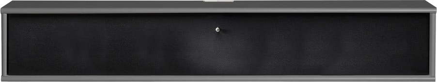 Černo-antracitový TV stolek 133x22 cm Mistral – Hammel Furniture