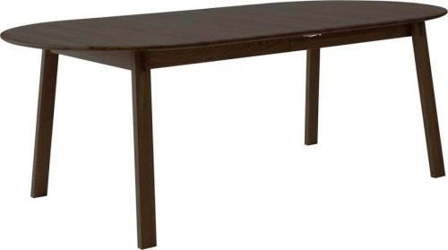 Hnědý rozkládací jídelní stůl z dubového dřeva 100x220 cm Amalfi – Hammel Furniture