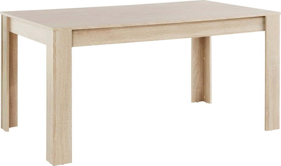 Jídelní stůl v dekoru dubu v přírodní barvě 90x160 cm Lynn – Støraa