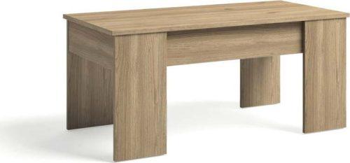 Konferenční stolek v dekoru borovice v přírodní barvě 50x100 cm Natura – Marckeric