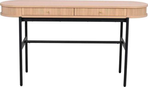 Konzolový stolek v dekoru dubu v přírodní barvě 142x47 cm Haddington - Rowico