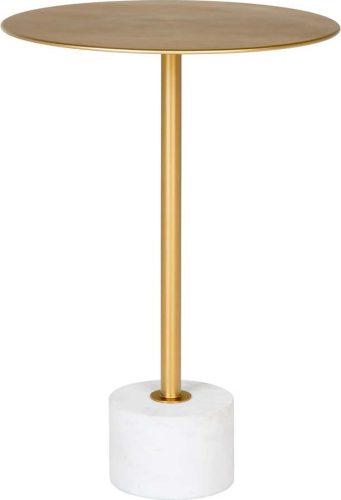 Kovový kulatý odkládací stolek ø 41 cm Lecco – House Nordic