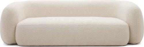 Krémová pohovka z textilie bouclé 246 cm Martina – Kave Home