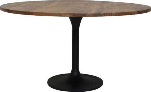 Kulatý jídelní stůl s deskou z akácie v přírodní barvě ø 120 cm Biboca – Light & Living