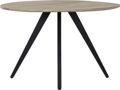 Kulatý jídelní stůl v přírodní barvě ø 120 cm Magnifera – Light & Living