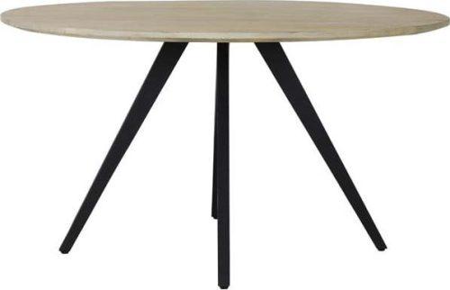 Kulatý jídelní stůl v přírodní barvě ø 140 cm Magnifera – Light & Living