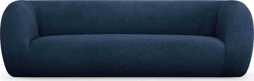 Modrá pohovka z textilie bouclé 230 cm Essen – Cosmopolitan Design
