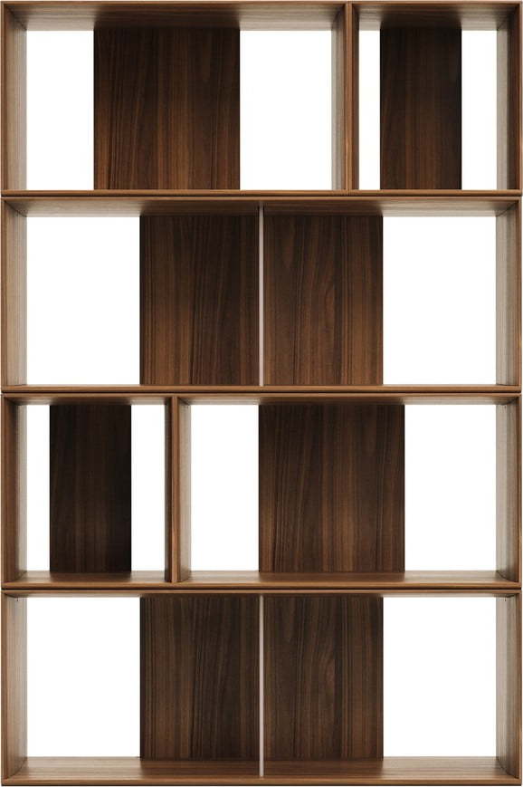 Modulární policový systém v dekoru ořechu v přírodní barvě 6 ks 101x152 cm Litto – Kave Home