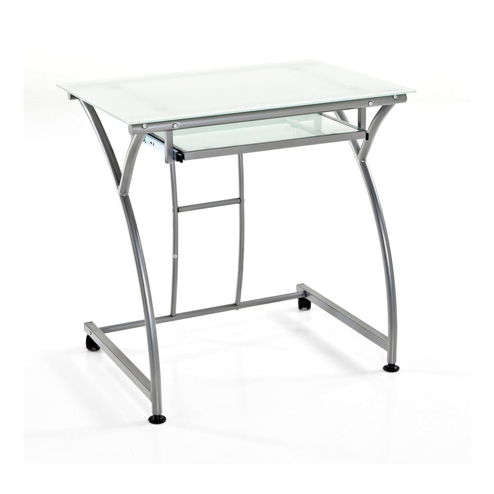 Pracovní stůl se skleněnou deskou 52x77 cm Idea – Tomasucci