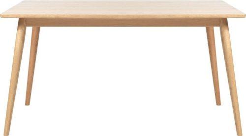 Rozkládací jídelní stůl s deskou v dubovém dekoru v přírodní barvě 150x90 cm Barrali – Unique Furniture