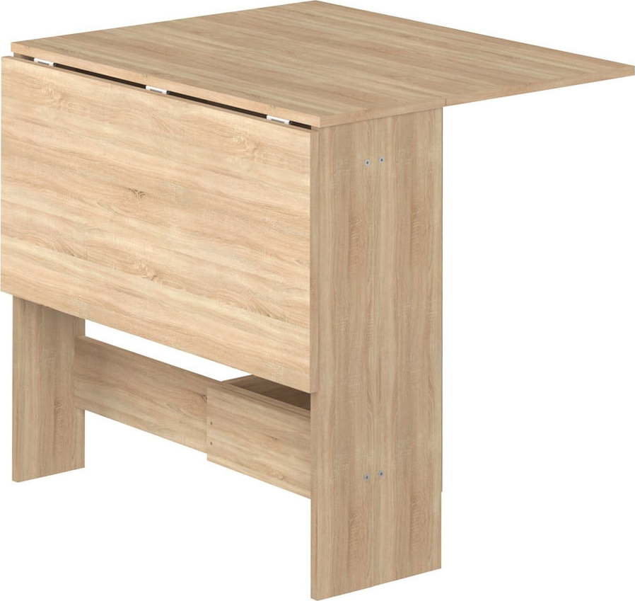 Rozkládací jídelní stůl v dekoru dubu 76x28 cm Papillon – TemaHome