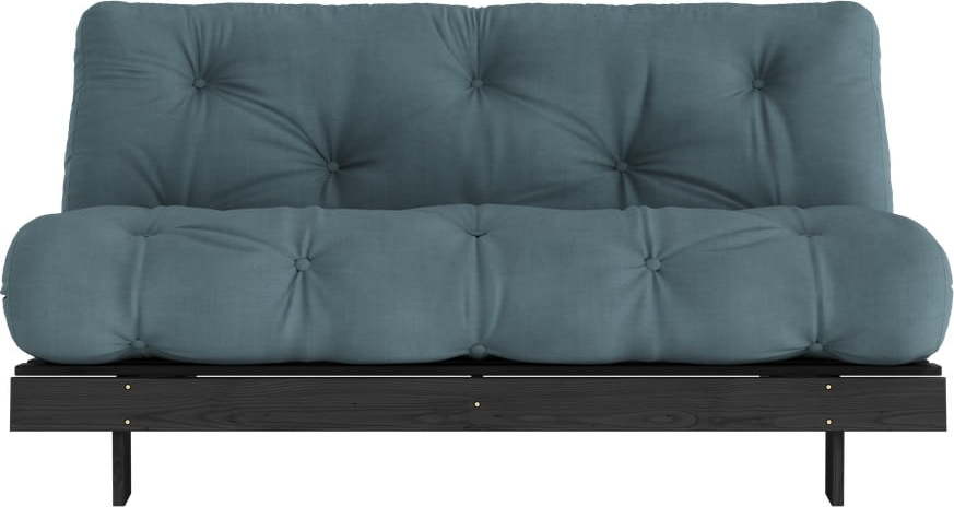 Rozkládací pohovka v petrolejové barvě 160 cm Roots Black Night – Karup Design