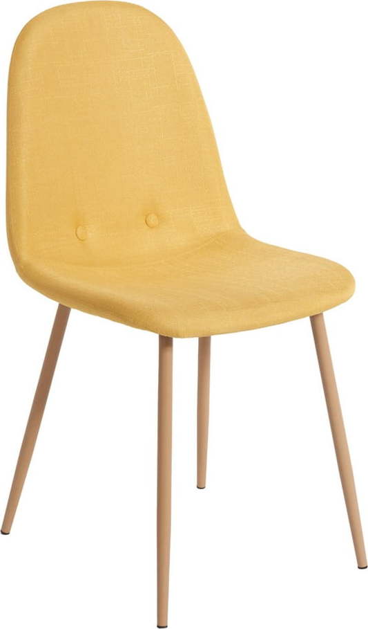 Sada 2 žlutých jídelních židlí Bonami Essentials Lissy