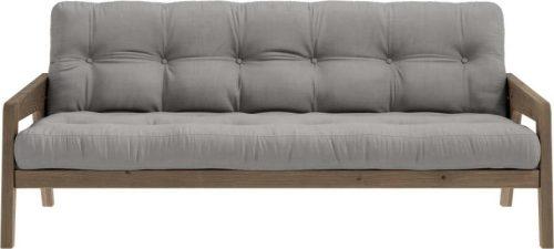 Šedá rozkládací pohovka 204 cm Grab - Karup Design