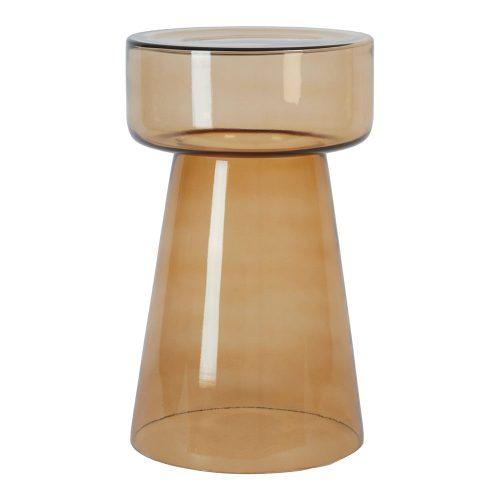Skleněný kulatý odkládací stolek ø 30 cm Dakwa – Light & Living
