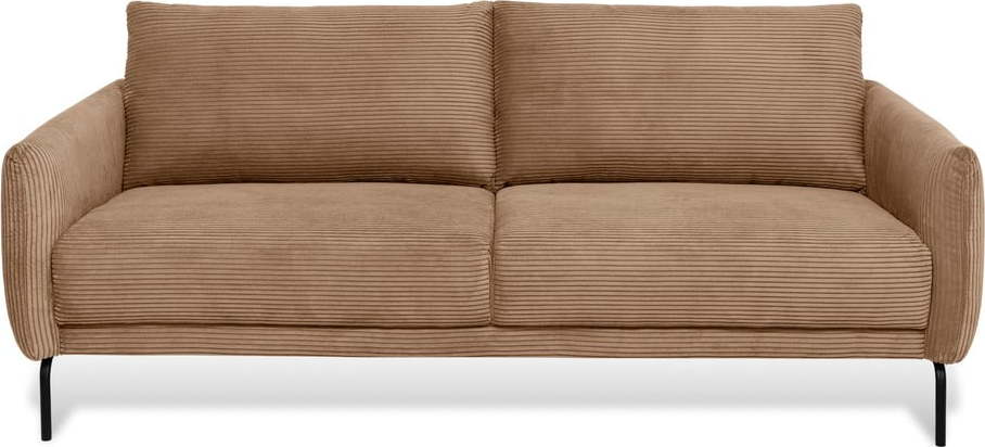 Světle hnědá manšestrová pohovka 212 cm Venray – Scandic