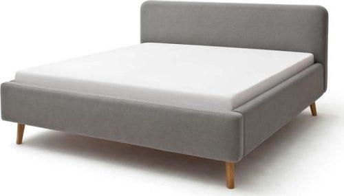 Šedá čalouněná dvoulůžková postel 180x200 cm Mattis – Meise Möbel