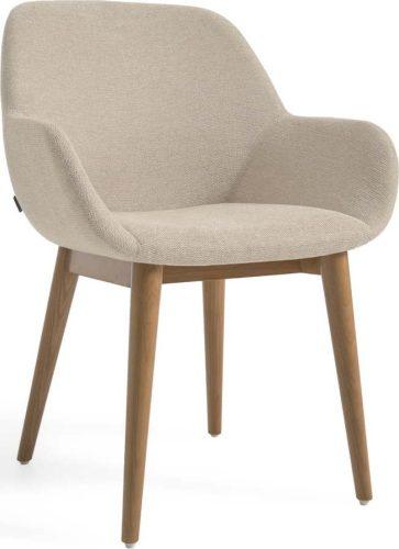 Béžová jídelní židle Kave Home Konna