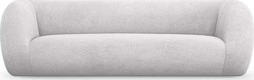 Světle šedá pohovka z textilie bouclé 230 cm Essen – Cosmopolitan Design