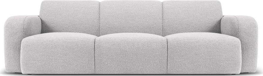 Světle šedá pohovka z textilie bouclé 235 cm Molino – Micadoni Home