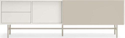 Béžovo-krémový TV stolek 180x56 cm Nube – Teulat