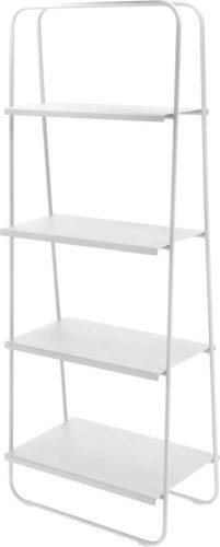 Světle šedý kovový regál 29x141 cm A-Bookshelf – Zone