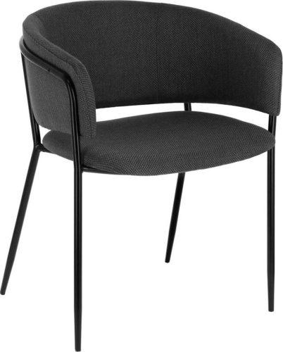 Tmavě šedá jídelní židle Runnie – Kave Home