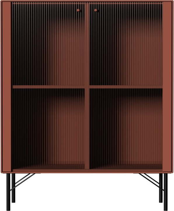 Vitrína v cihlové barvě 91x111 cm Edge by Hammel – Hammel Furniture