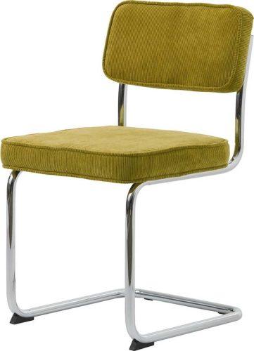 Zelená manšestrová jídelní židle Rupert – Unique Furniture
