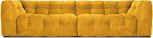 Žlutá sametová pohovka Windsor & Co Sofas Vesta